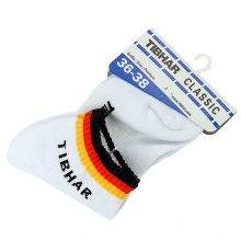 挺拔TIBHAR 新款运动袜 乒乓球袜子 德国国旗版