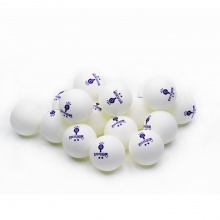精英乒乓部落 紫罗兰色 新款40+新材料 ABS 二星训练球 100粒装 