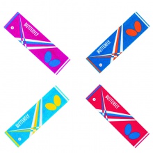 蝴蝶BUTTERFLY 新款运动汗巾毛巾 长巾 WTT-107 4色纯棉 100%吸汗