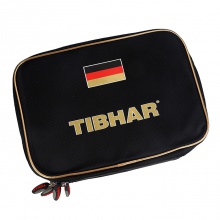 挺拔Tibhar 新款双拍套 德国国旗版 黑色 专业队 专业拍套！