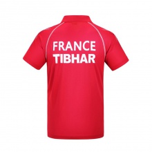 挺拔Tibhar 19款法国国家队短袖 01904A红色