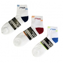 斯帝卡Stiga CP-452111、452121、452141（三色） 斯蒂卡条纹中筒运动袜乒乓球袜子 穿着舒适 柔软防滑
