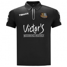 挺拔Tibhar 2020-1 欧冠俱乐部金典版比赛服 运动T恤 黑色