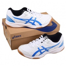 亚瑟士ASICS 专业乒乓球运动鞋 1053A034-100 白蓝色