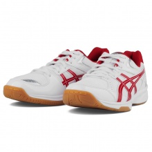 亚瑟士ASICS 专业乒乓球运动鞋 1053A034-102 白红色