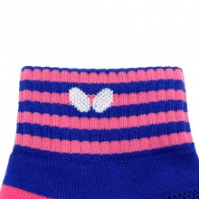 蝴蝶Butterfly TBC-SO-067-0316 蓝粉色 女士专业运动袜