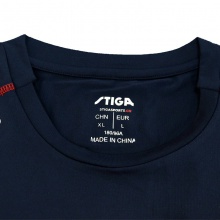 斯帝卡Stiga CA-56122 训练圆领T恤 藏蓝色