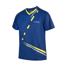 斯帝卡Stiga CA-53122 专业运动T恤 V领运动衫比赛服 藏青色