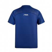 斯帝卡Stiga CA-53122 专业运动T恤 V领运动衫比赛服 藏青色