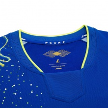 李宁Lining 奥运比赛服 AAYR357-3 专业运动短袖半袖T恤比赛服 蓝色