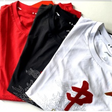 李宁Lining 文化衫 AHSR761 专业运动休闲衫圆领衫短袖半袖T恤 三色可选