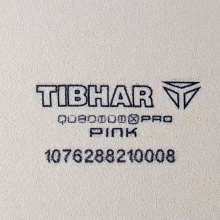 挺拔Tibhar 量子X PRO PINK/BLUE 彩色量子 涩性反胶套胶