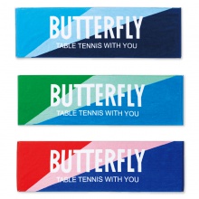 蝴蝶Butterfly WTT-115 专业运动长汗巾 纯棉三色可选