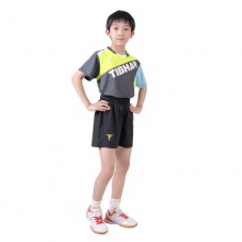挺拔Tibhar 02301 幻影 儿童乒乓球服 童装训练服 速干比赛短袖 儿童运动球服