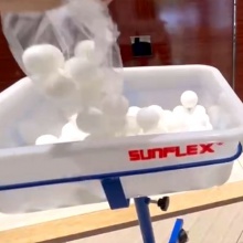 阳光Sunflex （白盆蓝架）多球架多球盒多球盆多球车收球盆收球盒 金属支架