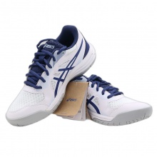 亚瑟士Asics 1072A088-100 专业乒乓球运动鞋 白/蓝色