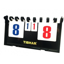 挺拔Tibhar 乒乓球记分牌 专业比赛训练计分牌 可翻式数字加厚翻分牌
