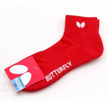 蝴蝶Butterfly TBC-SO-080-01 女士运动球袜 红色