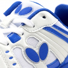 蝴蝶Butterfly CHD-6 专业儿童乒乓球鞋 运动鞋 白蓝色