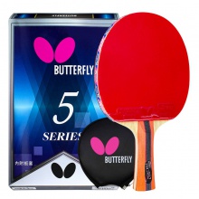 蝴蝶Butterfly TBC-502 蝴蝶乒乓球成品拍【送蝴蝶三星球 3个装】