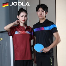 优拉JOOLA 4201公爵Ⅱ 尤拉夏季乒乓球服透气短袖运动有领POLO衫比赛服