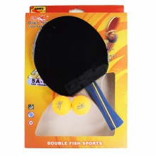 双鱼 乒乓球拍 正品 横拍直拍 5A-EC 五星 双面反胶