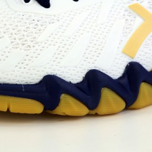 亚瑟士ASICS 专业乒乓球运动鞋 1073A001-100 白蓝色 经典白蓝