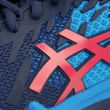 亚瑟士ASICS 专业乒乓球鞋 1073A001-400 蓝粉色