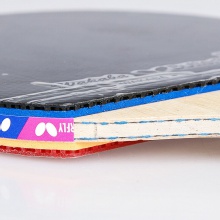 蝴蝶Butterfly TBC-802 “蝴蝶王”结构蝴蝶乒乓球成品拍【送蝴蝶三星球 3个装】