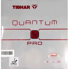 挺拔Tibhar 量子X PRO PINK/BLUE 彩色量子 涩性反胶套胶