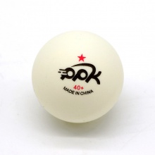 100颗装 精英乒乓网 PPK 一星新材料有缝乒乓球训练球多球练习用