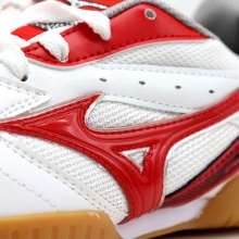 美津浓Mizuno 81GA183062 专业乒乓球运动鞋 白/中国红