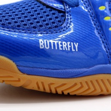 蝴蝶Butterfly LEZOLINE-10-11 专业乒乓球鞋 乒乓球运动鞋 蓝黄色