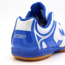 蝴蝶Butterfly CHD-6 专业儿童乒乓球鞋 运动鞋 白蓝色
