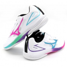 美津浓Mizuno 81GA220505 美津浓9代专业乒乓球鞋运动鞋 鸳鸯配色 白/红/银色