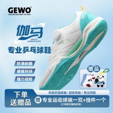 GEWO杰沃乒乓球鞋伽马碳板氢质球鞋透气耐磨轻量型男款女款运动鞋