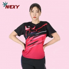 NEXY耐仕乒乓球服金牛座专业运动短袖T恤清凉透气速干面料双色可选