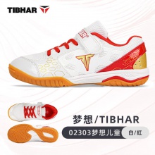 TIBHAR挺拔儿童乒乓球鞋梦想02303比赛训练乒乓球专用运动鞋男童牛筋底训练鞋 