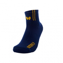 Butterfly蝴蝶乒乓球袜TBC-SO-104男款乒乓球袜专业运动短筒毛巾袜运动袜