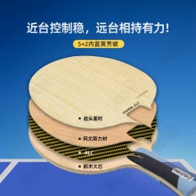 【送三星球】卓隆&郗恩庭乐章力量power乒乓球拍底板内置ALC弧圈快攻型乒乓底板