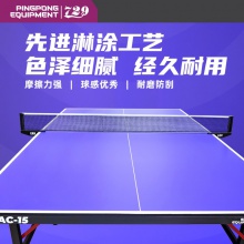 七二九729乒乓球台专业乒乓球桌AC-15可折叠家用球桌15mm【送货上楼】