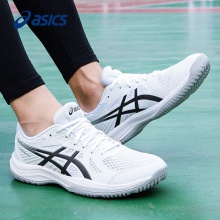 Asics亚瑟士乒乓球鞋跨界6男款女款1071A104-101专业乒乓球运动鞋黑白色