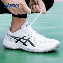Asics亚瑟士乒乓球鞋跨界6男款女款1071A104-101专业乒乓球运动鞋黑白色