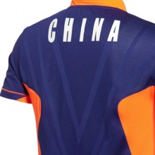 2015苏州世乒赛李宁LINING国服 乒乓球短袖AAYK317-2（橘黄色）带一枚国旗